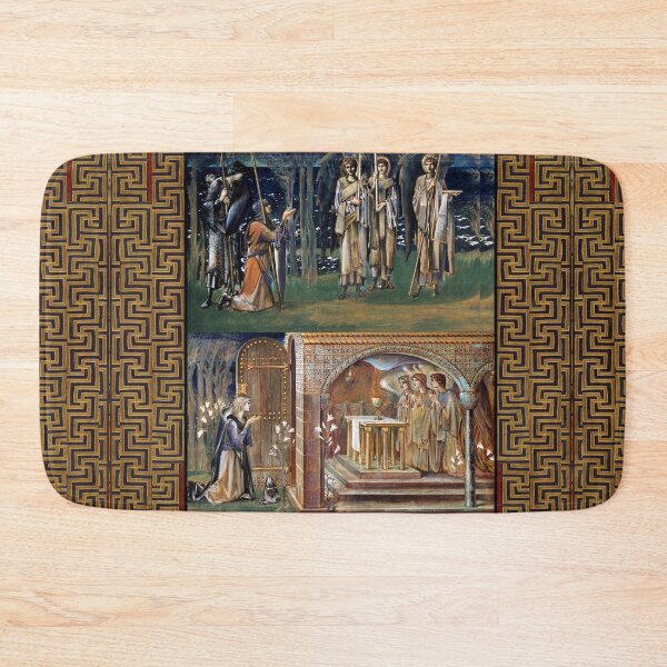 Item preview, Quest for the Holy Grail,The Attainment,Vision of Angels and Saint Graal to Sir Percival ,Sir Galahad, Sir Bors  designed and sold by BulganLumini.