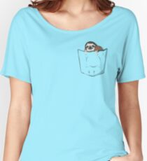 Sloth in a pocket Women's Relaxed Fit T-Shirt