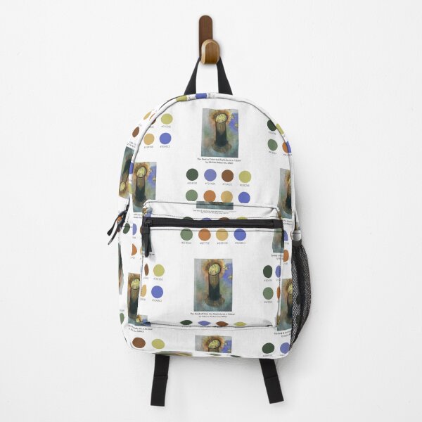 Item preview, Colour Palette of The Head of John the Baptist, on a Pillar by Odilon Redon (ca. 1890) designed and sold by CoffeewithAnh.