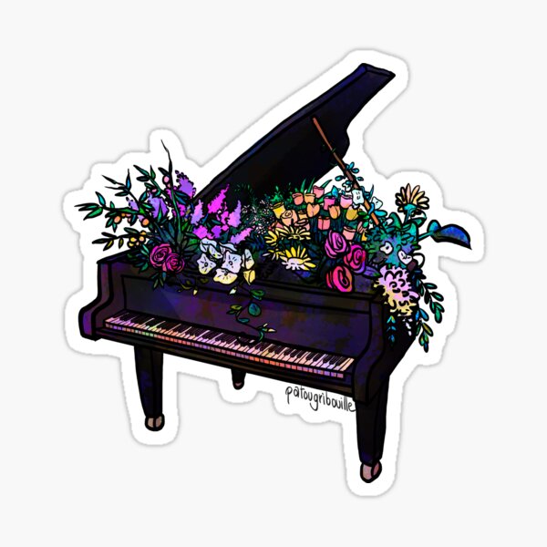 Item preview, Flowery Piano designed and sold by PatouGribouille.