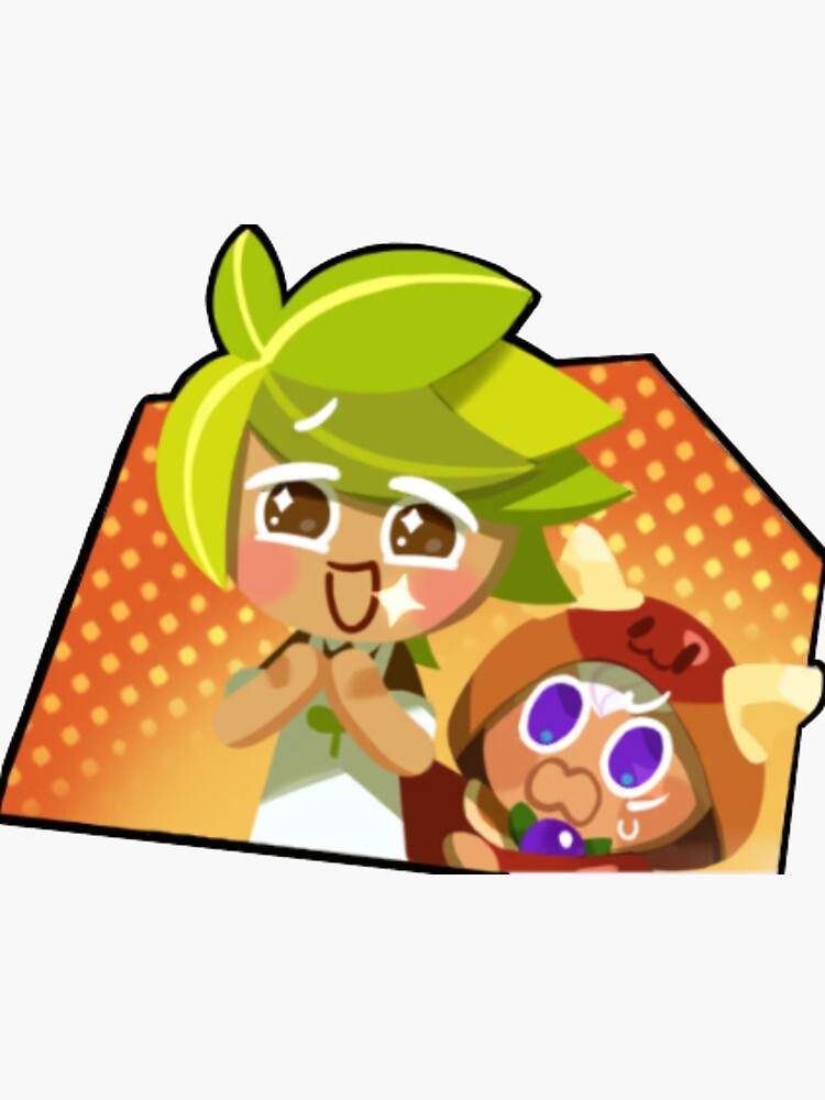 "cookie run herb cookie and pancake cookie" Sticker for Sale by poopoobumpee Redbubble