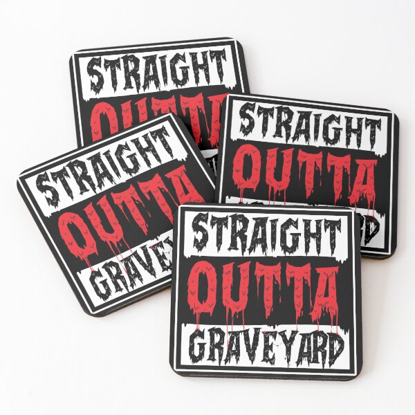 Item preview, Straight Outta Graveyard ( Halloween Horror Night ) designed and sold by WULFLAND ARTS.