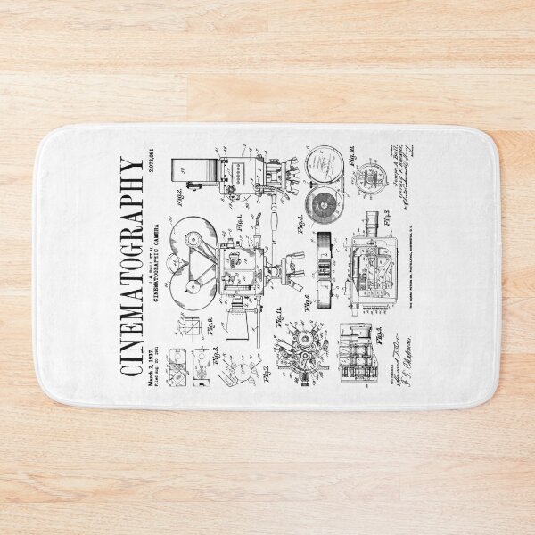 Item preview, Cinematography Movie Film Camera Vintage Patent Print designed and sold by GrandeDuc.