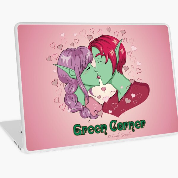Valentine Kiss Laptop Skin