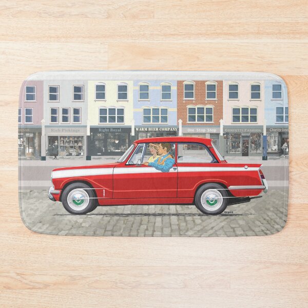 Item preview, Herald 13/60 in Signal Red and cream stripe designed and sold by Bigs66.