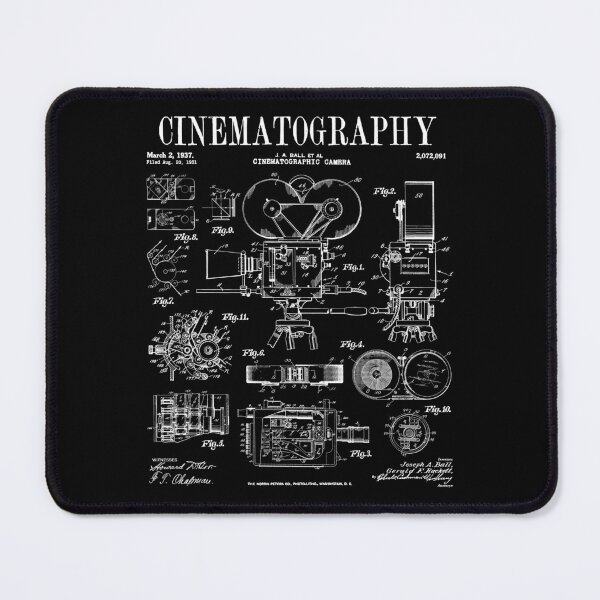 Item preview, Cinematography Movie Film Camera Vintage Patent Print designed and sold by GrandeDuc.