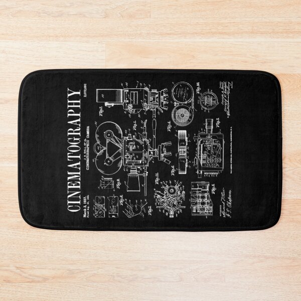 Item preview, Cinematography Movie Film Camera Vintage Patent Print designed and sold by GrandeDuc.