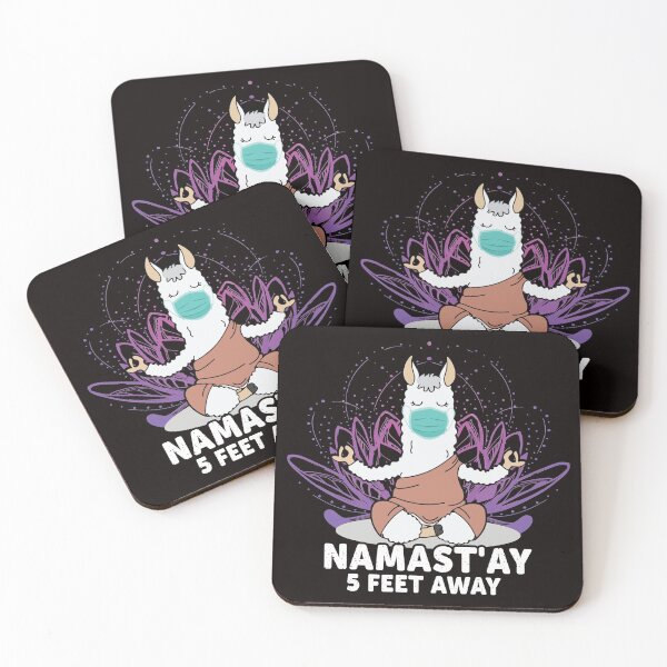 Item preview, Funny Namastay 5 Feet Away designed and sold by verdecuddly.
