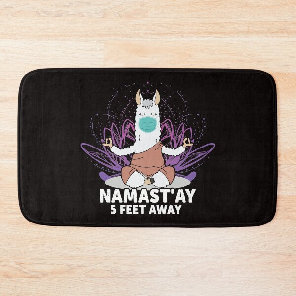 Item preview, Funny Namastay 5 Feet Away designed and sold by verdecuddly.