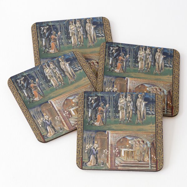 Item preview, Quest for the Holy Grail,The Attainment,Vision of Angels and Saint Graal to Sir Percival ,Sir Galahad, Sir Bors  designed and sold by BulganLumini.