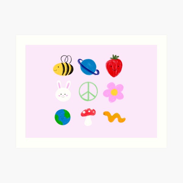 Happy friends Art Print