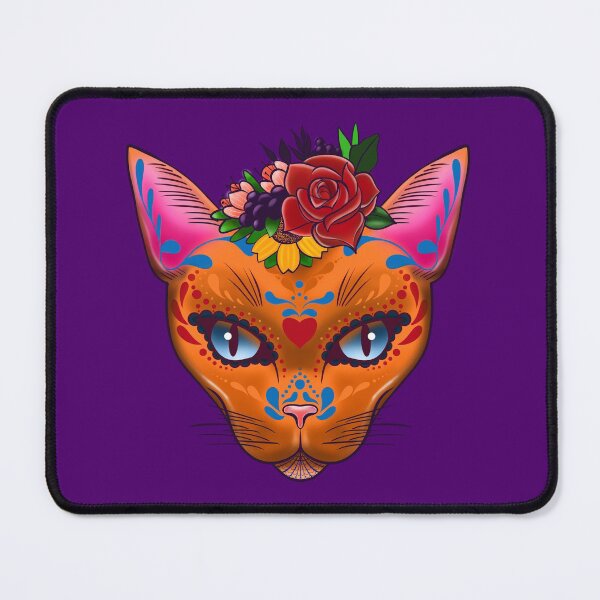 Item preview, SUGAR SKULL CAT designed and sold by MAYRA PEREZ.