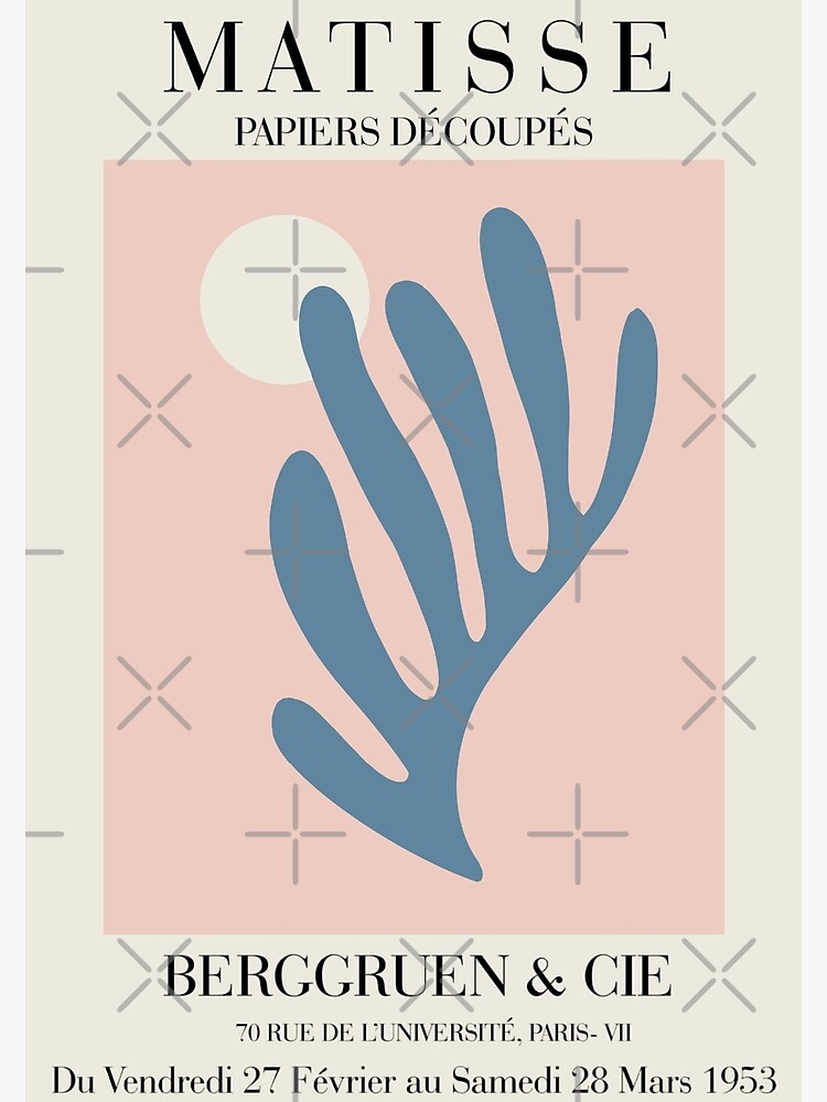 Discover Henri Matisse Papiers Découpés Premium Matte Vertical Poster