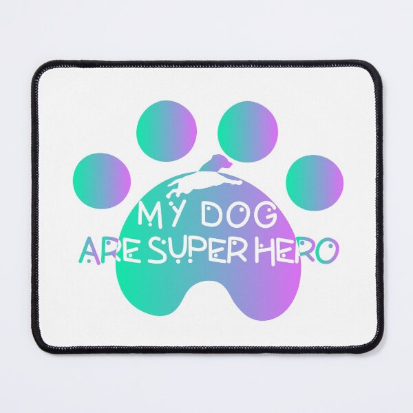 Item preview, My Dog Are Super hero Stickers & Magnets - no more heroes - dogs designed and sold by NEMATOShop.