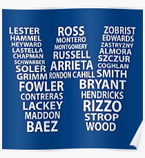 Cubs W Flag Poster