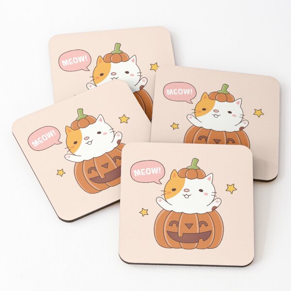 Item preview, Cute Cat In Carved Pumpkin Halloween designed and sold by rustydoodle.