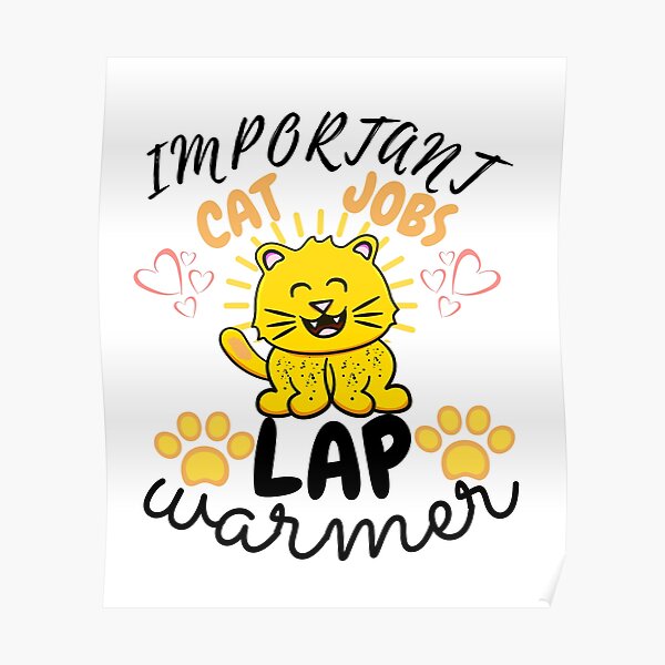 " Important cat jobs lap warmer, Cats lover,cute cat,Cat ,Cats,Kitten