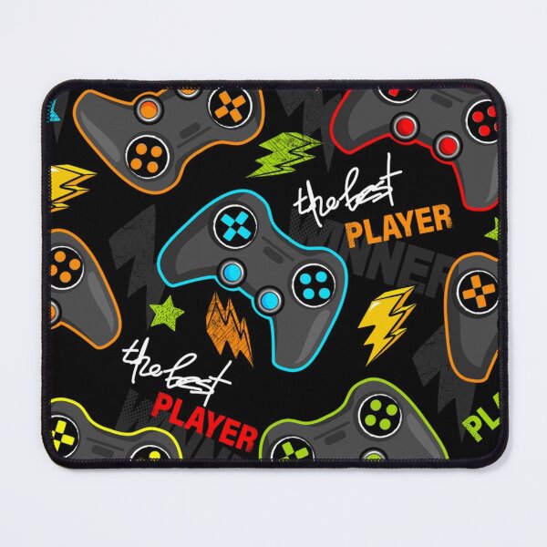 Item preview, Seamless abstract pattern with joystick game designed and sold by TeeFashionShop.