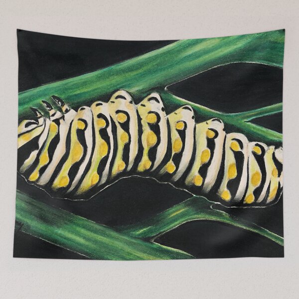 Item preview, Swallowtail Caterpillar designed and sold by GardenPartyArt.