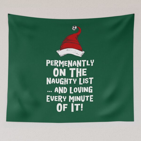 Item preview, Permanently  on the Naughty list ... and loving every minute of it  Christmas Card designed and sold by LJWDesigns.