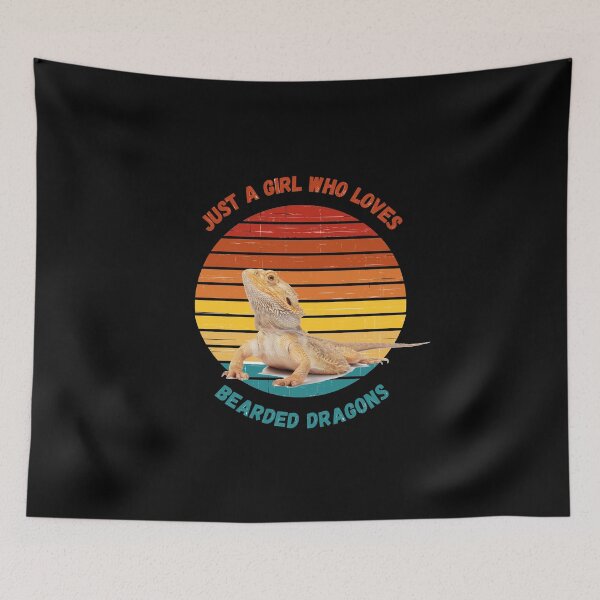 Item preview, Just A Girl Who Loves Bearded Dragons designed and sold by D-Shirt-More.