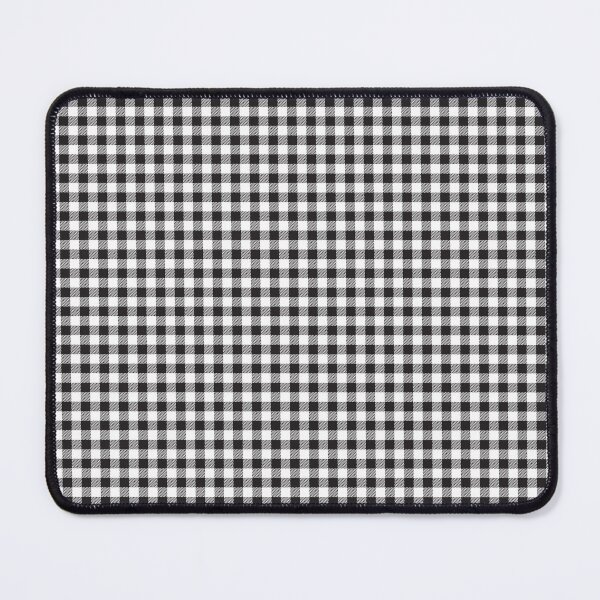Item preview, French Vichy Black and White Gingham Pattern designed and sold by BluePlanet.