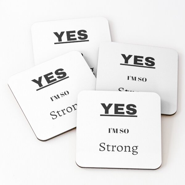 Item preview, YES, I'M SO STRONG designed and sold by Design-model.