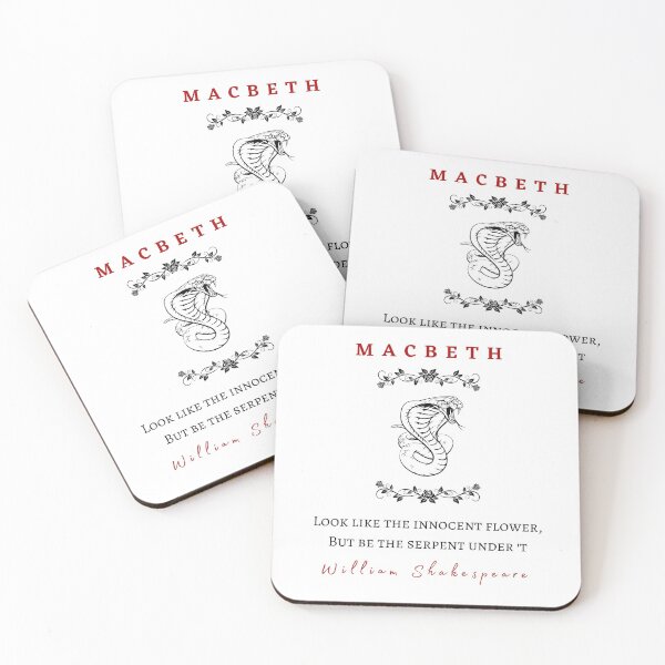 Item preview, William Shakespeares Macbeth Quote Art designed and sold by Rebel Misfits.