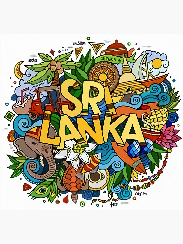 "Sri Lanka sticker" Sticker for Sale by aLPHaDeSIgN99 Redbubble