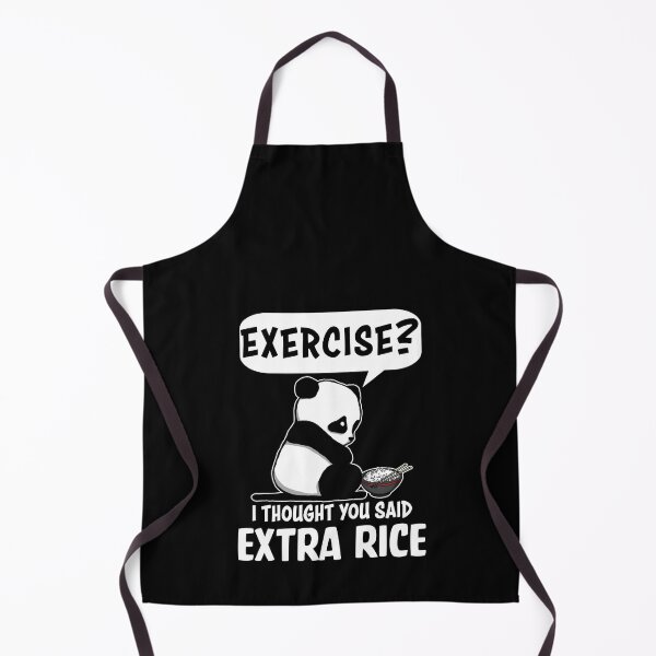 Item preview, Funny Panda Bear T-Shirt, Exercise I Thought You Said Extra Rice Panda T-Shirt, Fun Gift for Panda Lover designed and sold by CapitalDesignss.