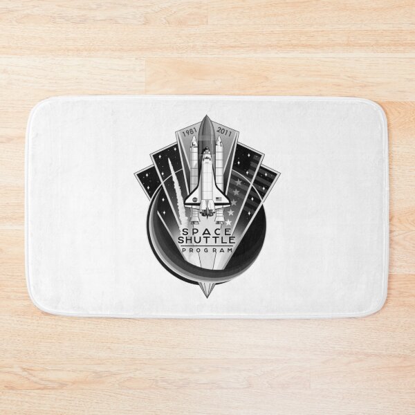 Item preview, Shuttle Program Commemorative Patch black and white designed and sold by trendistudio.