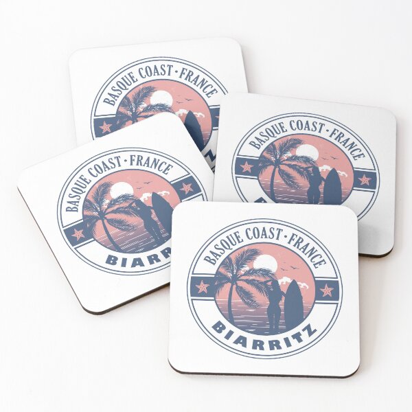 Item preview, Biarritz Basque Coast France Summer Surfing Design designed and sold by CynthiaGraphics.