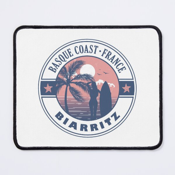 Item preview, Biarritz Basque Coast France Summer Surfing Design designed and sold by CynthiaGraphics.