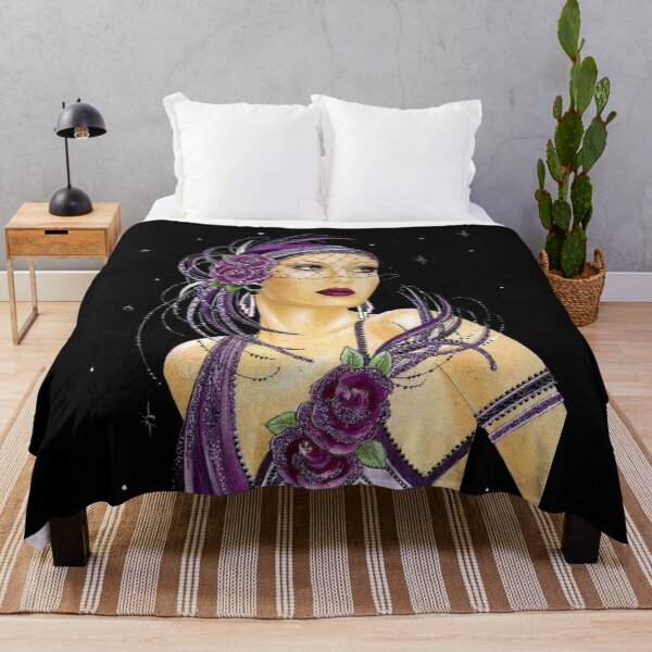 FLAPPER: Vintage 1930 Art Deco Print Plaid