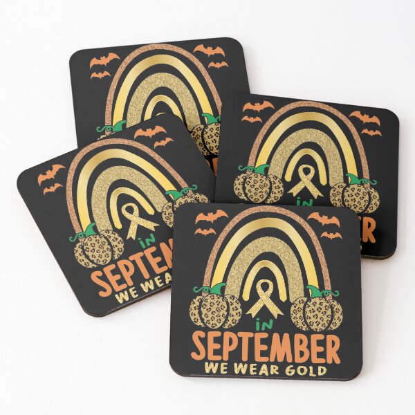 Item preview, In September We Wear Gold | Children Cancer Awareness designed and sold by GravitiTees.