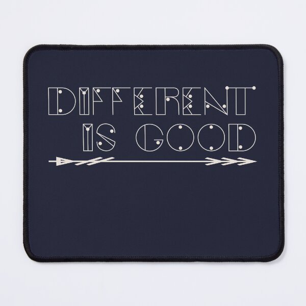 Item preview, Different is Good Decorative Typography Artwork designed and sold by deepakrode7.