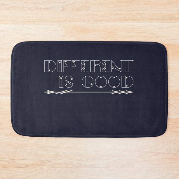 Item preview, Different is Good Decorative Typography Artwork designed and sold by deepakrode7.