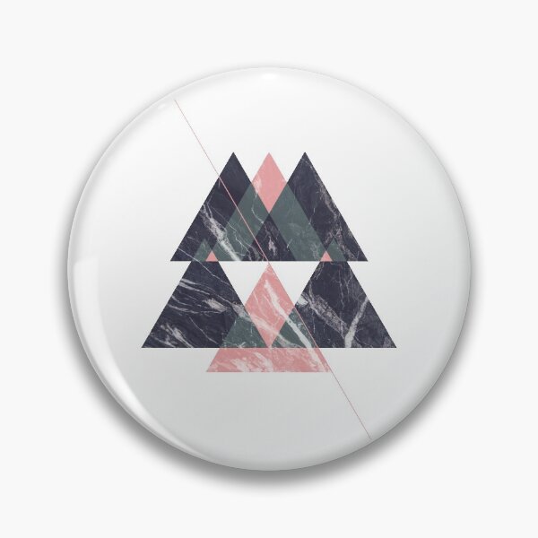 Item preview, Black and pink Marble Triangles designed and sold by TamGustam.
