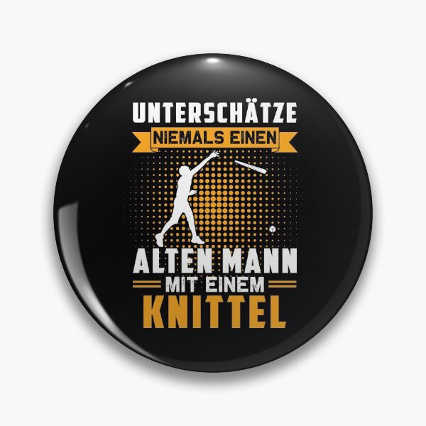 Item preview, Unterschatze Niemals Einen Alten Mann Mit Einem Knittel designed and sold by StrongShirts.