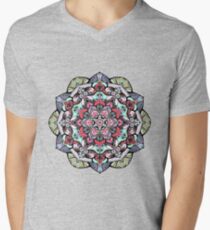 Flowers mandala #38 Men's V-Neck T-Shirt