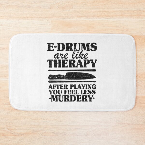 Artikelvorschau, E-Drums Geschenk Therapie Spruch Lustig E-Drummer entworfen und verkauft von Stronzi.