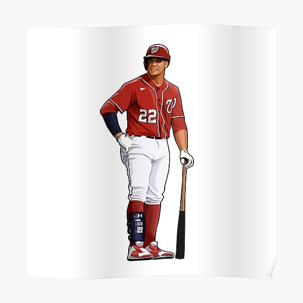  Juan Soto Washington Nationals Poster Print, Baseball Player,  Real Player, Juan Soto Decor, ArtWork, Canvas Art, Posters for Wall SIZE  24''x32'' (61x81 cm): Posters & Prints