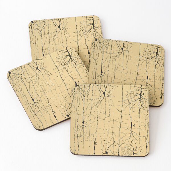 Item preview, Drawing of Nerve Cells by  Santiago Ramón y Cajal  designed and sold by ScienceSource.