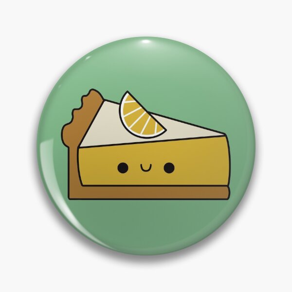 Item preview, Cute Lemon Meringue Pie - Kawaii Lemon Meringue Pie designed and sold by KawaiiByDice.