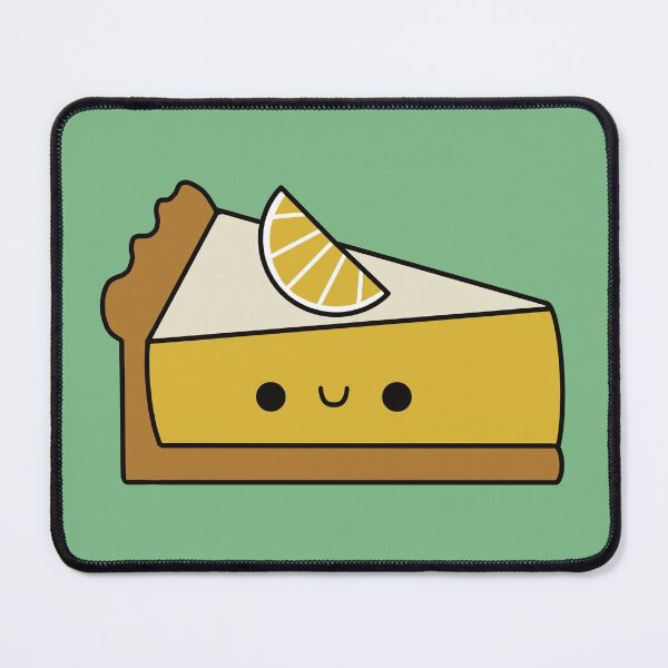 Item preview, Cute Lemon Meringue Pie - Kawaii Lemon Meringue Pie designed and sold by KawaiiByDice.