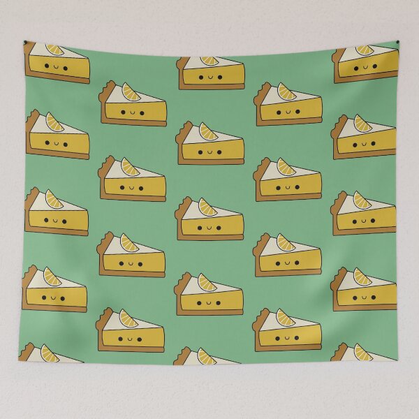 Item preview, Cute Lemon Meringue Pie - Kawaii Lemon Meringue Pie designed and sold by KawaiiByDice.