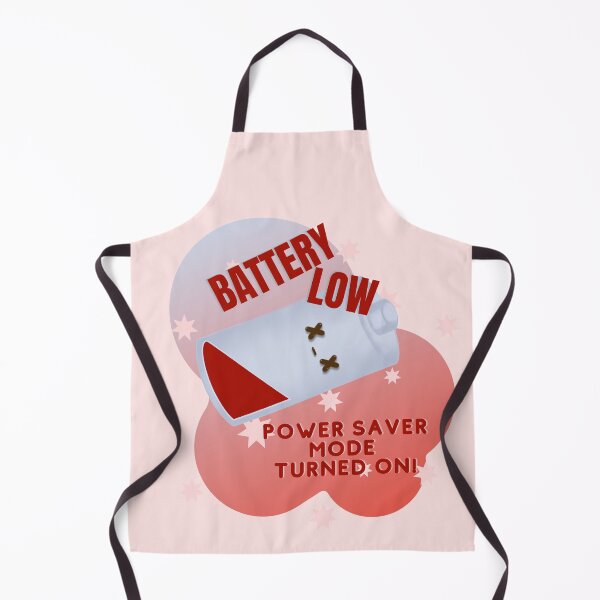 Item preview, Battery Low, power savor mode turned on. Cute version designed and sold by ANU007.