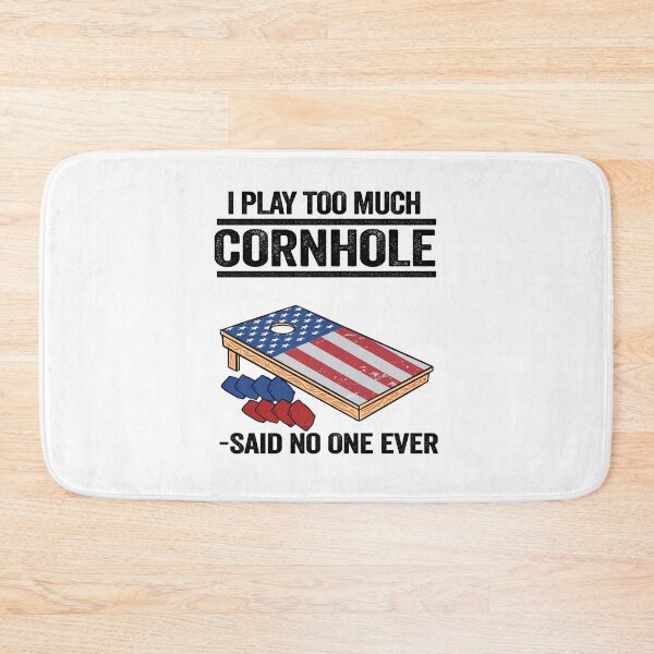 Item preview, I Play Too Much Cornhole Quote American Flag Corn Hole designed and sold by Stronzi.