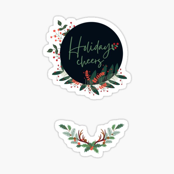Holidays Cheers Sticker