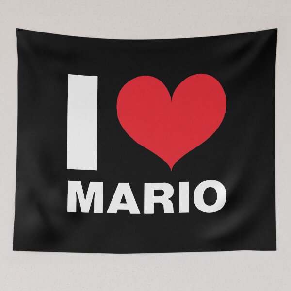 Item preview, I Love Mario, Men, Kids, Child Name designed and sold by DEFINITELYES.